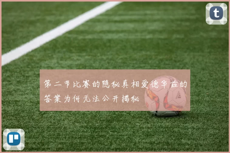 第二节比赛的隐秘真相爱德华兹的答案为何无法公开揭秘